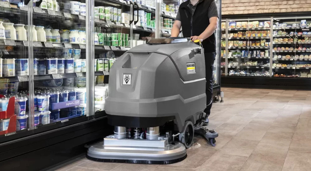 Pulizia supermercato